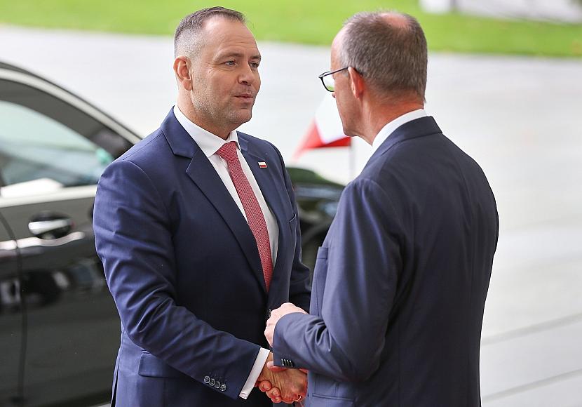 Polens Präsident von Merz im Kanzleramt empfangen