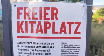 Studie: 300.000 Kitaplätze für Unter-Dreijährige fehlen