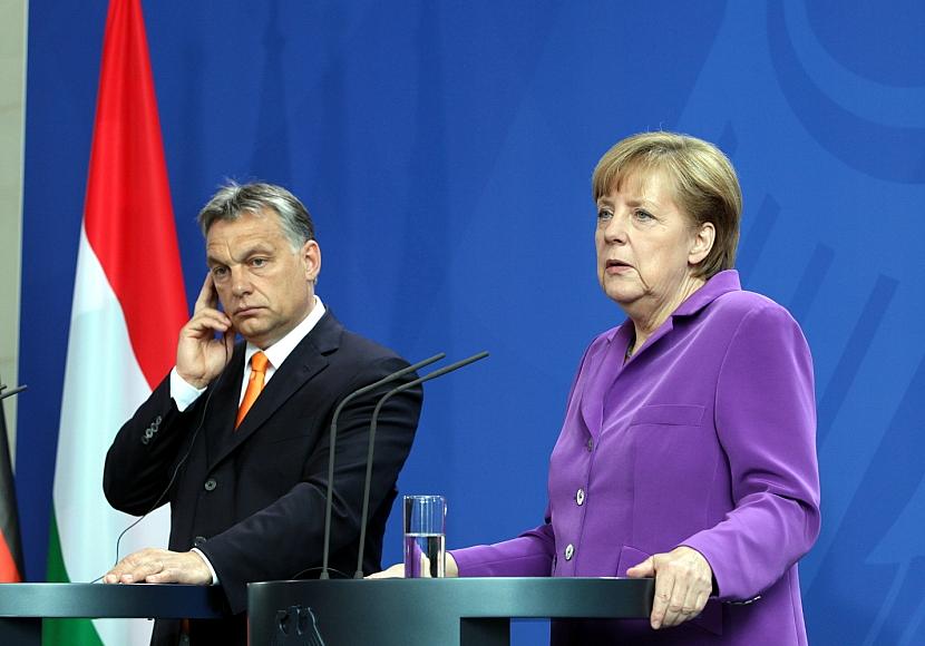 Orbán lobt Merkel und kritisiert Merz