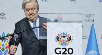 Guterres ruft G20-Staaten zu mehr Klimaschutz auf