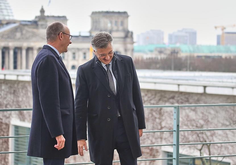 Merz lobt Kroatiens Rolle bei EU-Erweiterungsdebatte