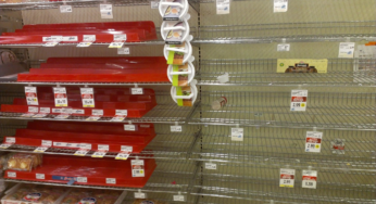 Leere Regale bei Rewe nach Großhändlerstreit