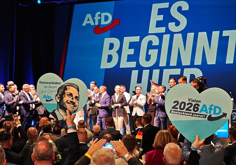 Verfassungsschutz berät über AfD-Erfolg in Sachsen-Anhalt