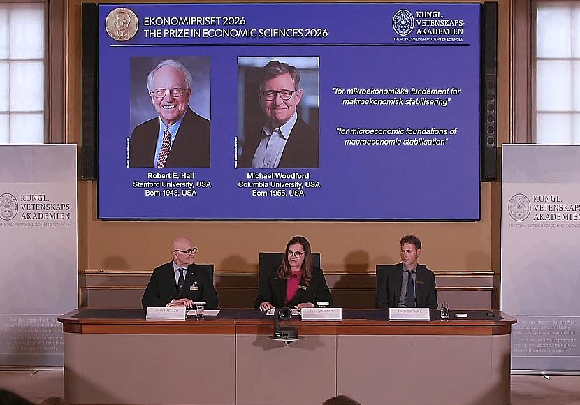Wirtschaftsnobelpreis geht an US-Ökonomen Hall und Woodford